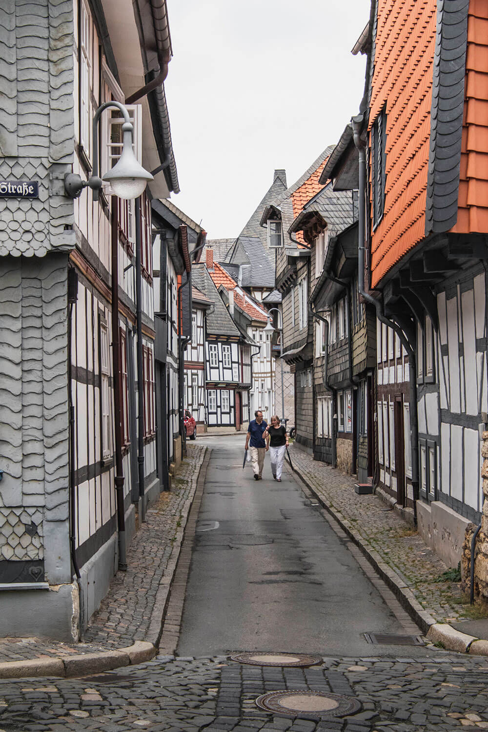 Så Mange Fine Gader I Den Gamle Kerjserby, Goslar