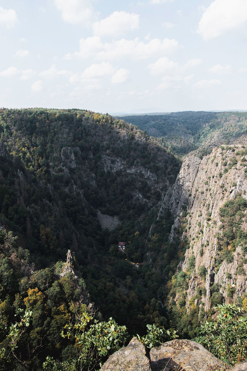 The view is breathtaking when you step a little away from Hexentanzplatz.