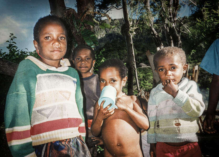 The children of Irian Jaya