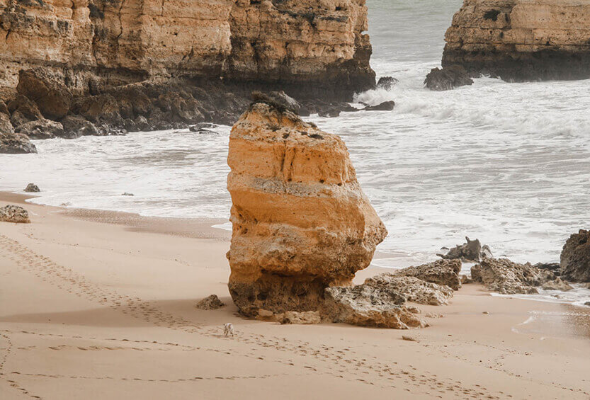 It’s easy to find space on Algarve’s beaches in winter.