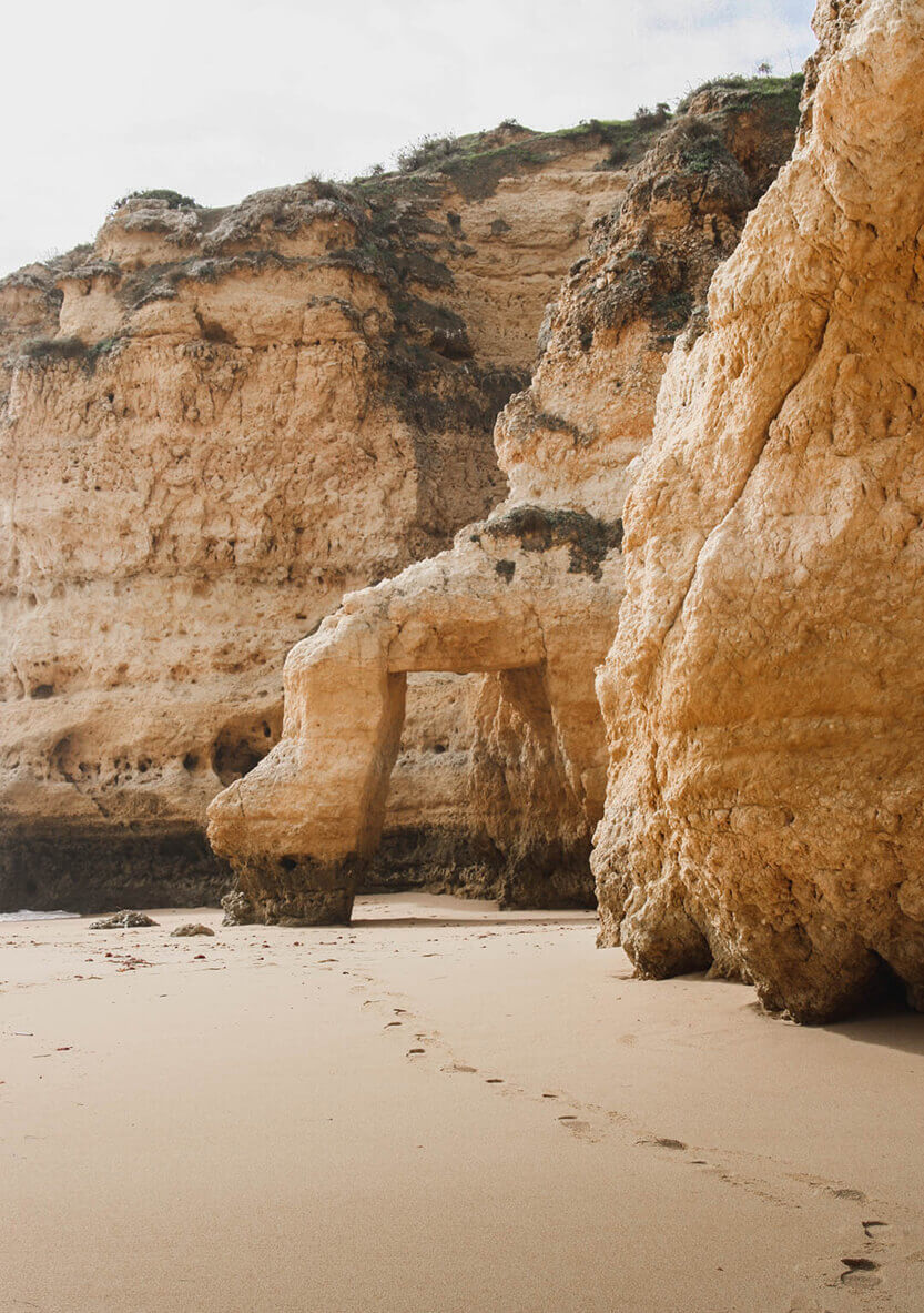 There are many stunning formations along Algarve’s coastline.