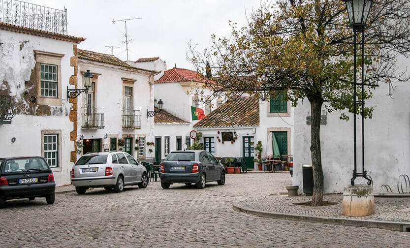 The towns are still beautiful in winter in Algarve.