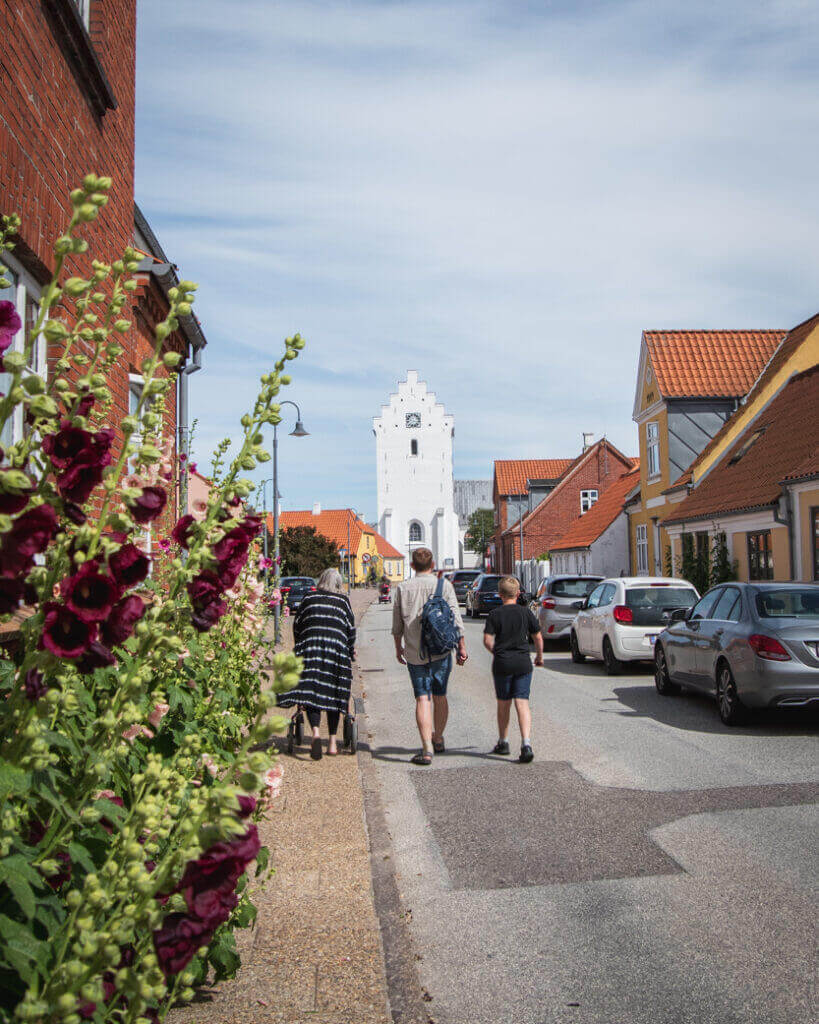 On the way to Sæby Church