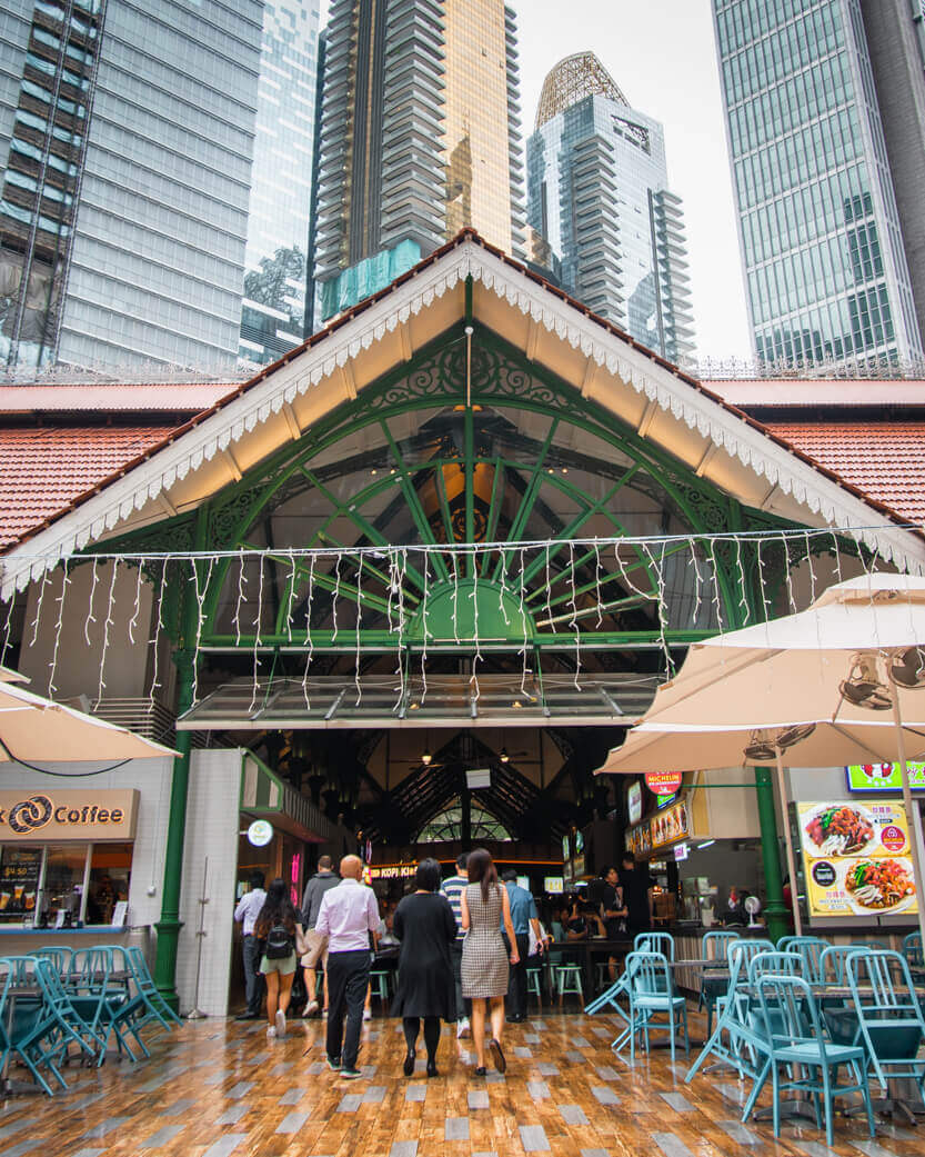 Charming Lau Pa Sat Hawker Centre