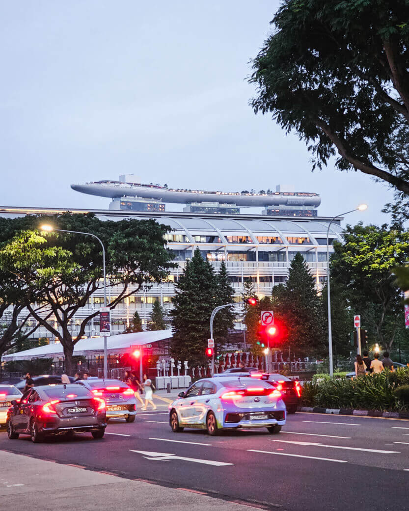 Marina Bay Sands at dusk