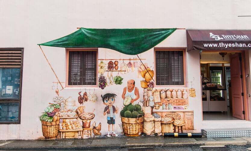 Mural in Singapore