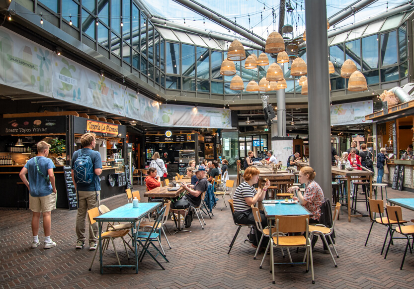 Endless food choices at Markthalle Acht, Bremen